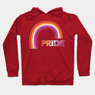 Lesbian rainbow pride Hoodie